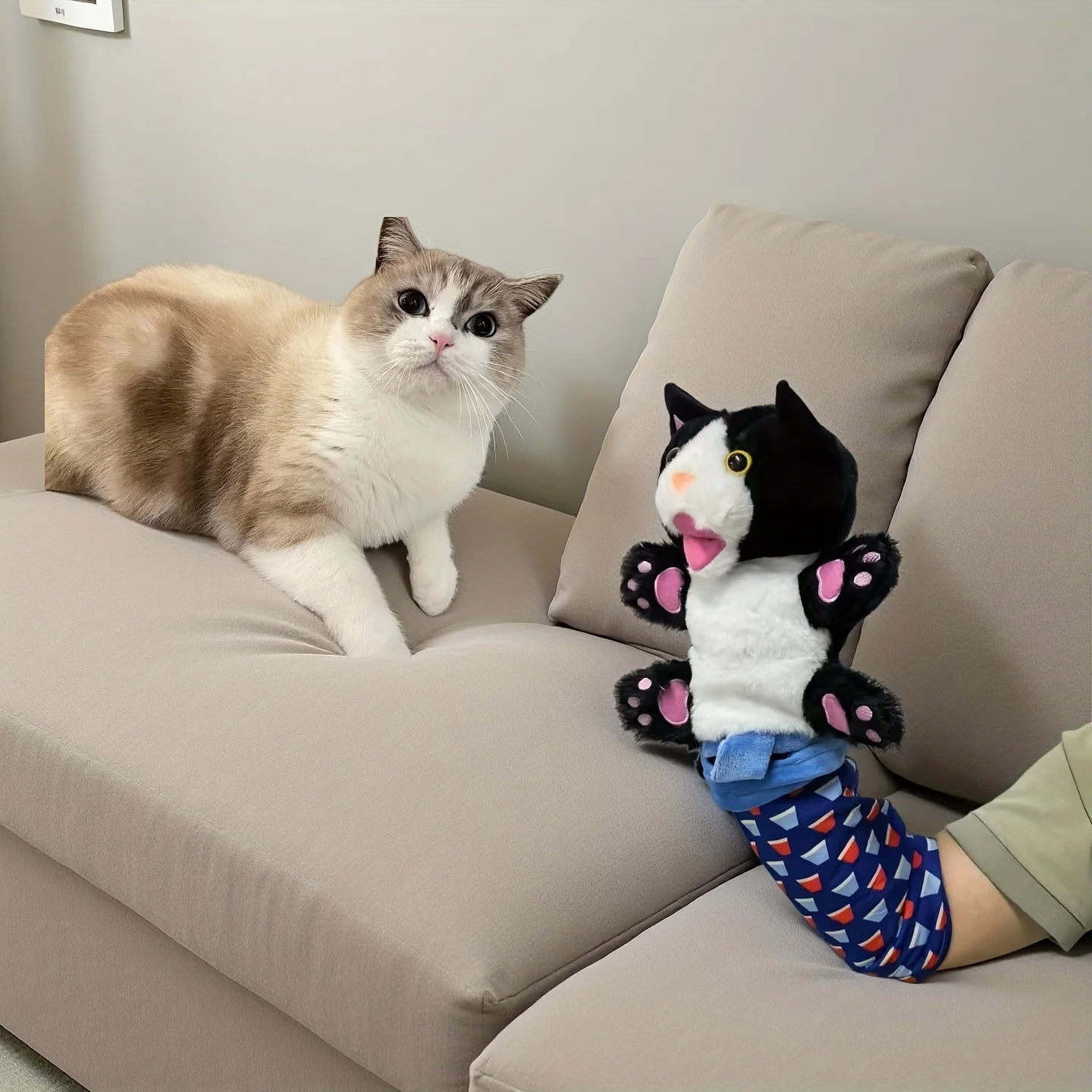 Peluche Interactive pour Chat - Membres Articules