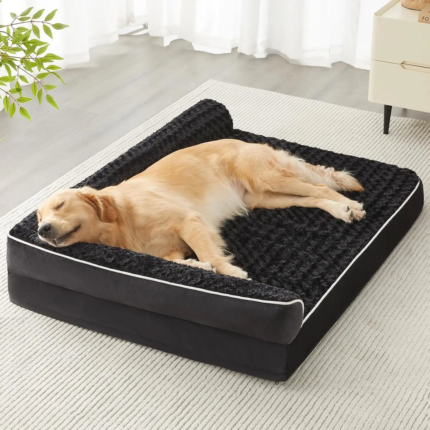 Panier Orthopedique pour Grand Chien - Housse Lavable Antiderapante