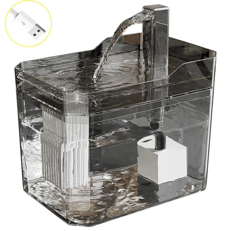 Fontaine Compacte USB – Distributeur d'Eau Filtrée pour Chat