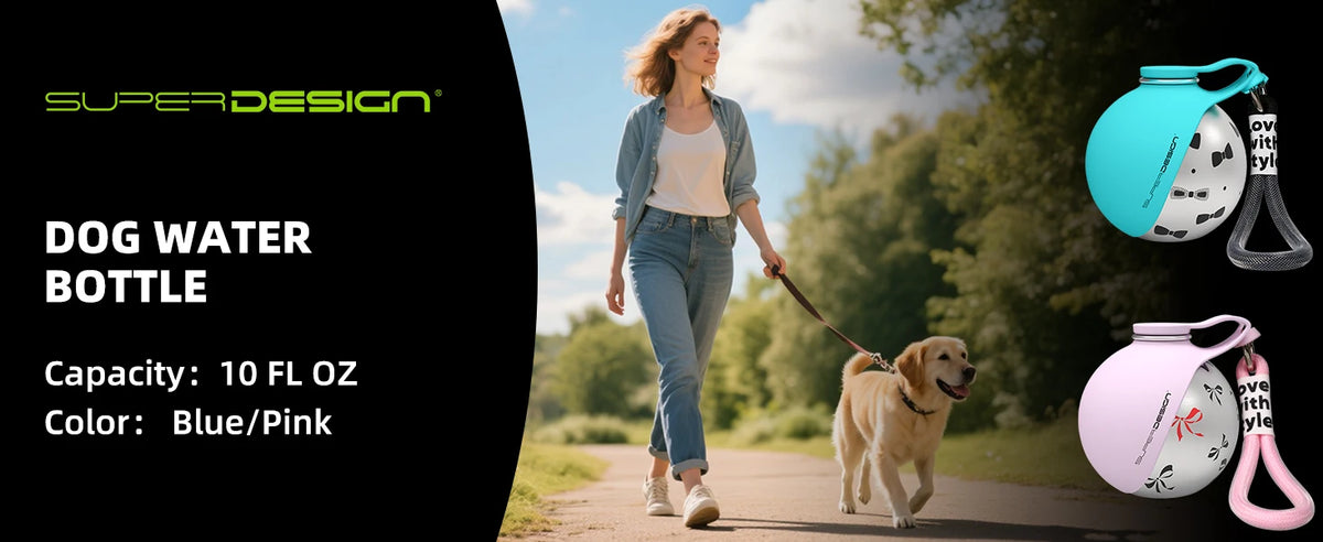 Gourde de promenade pour chien – vue 7