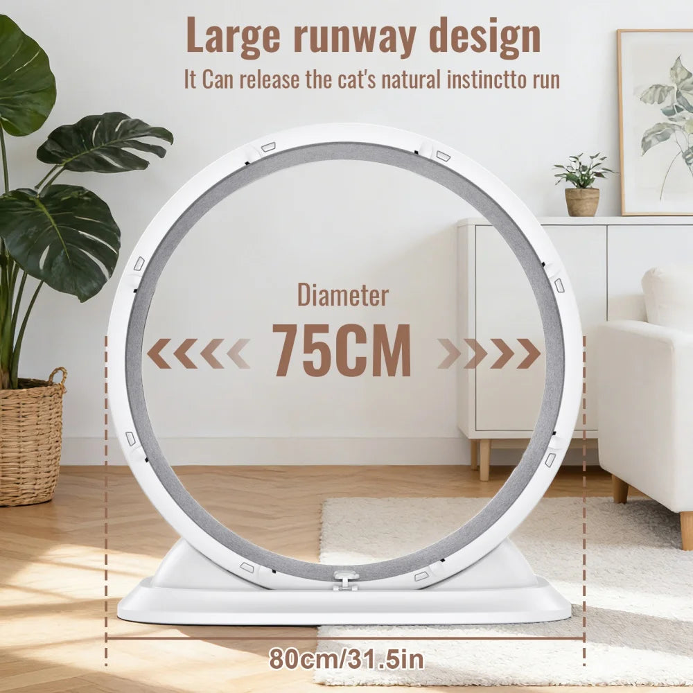 SpinCat WheelPro – Roue d'Exercice Silencieuse pour Chat