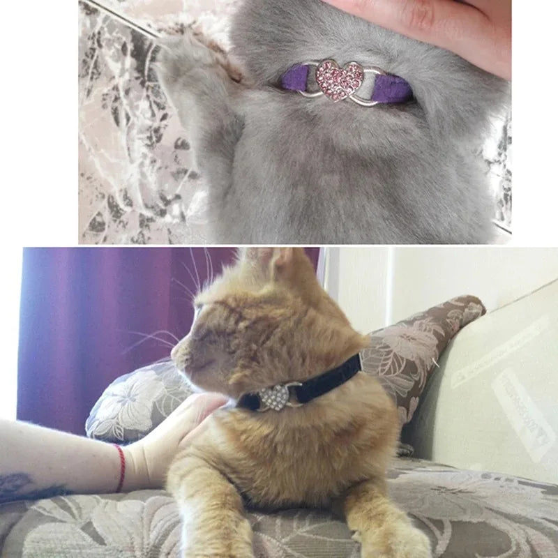 Collier a Clochette pour Chat - Securite Anti-Etranglement