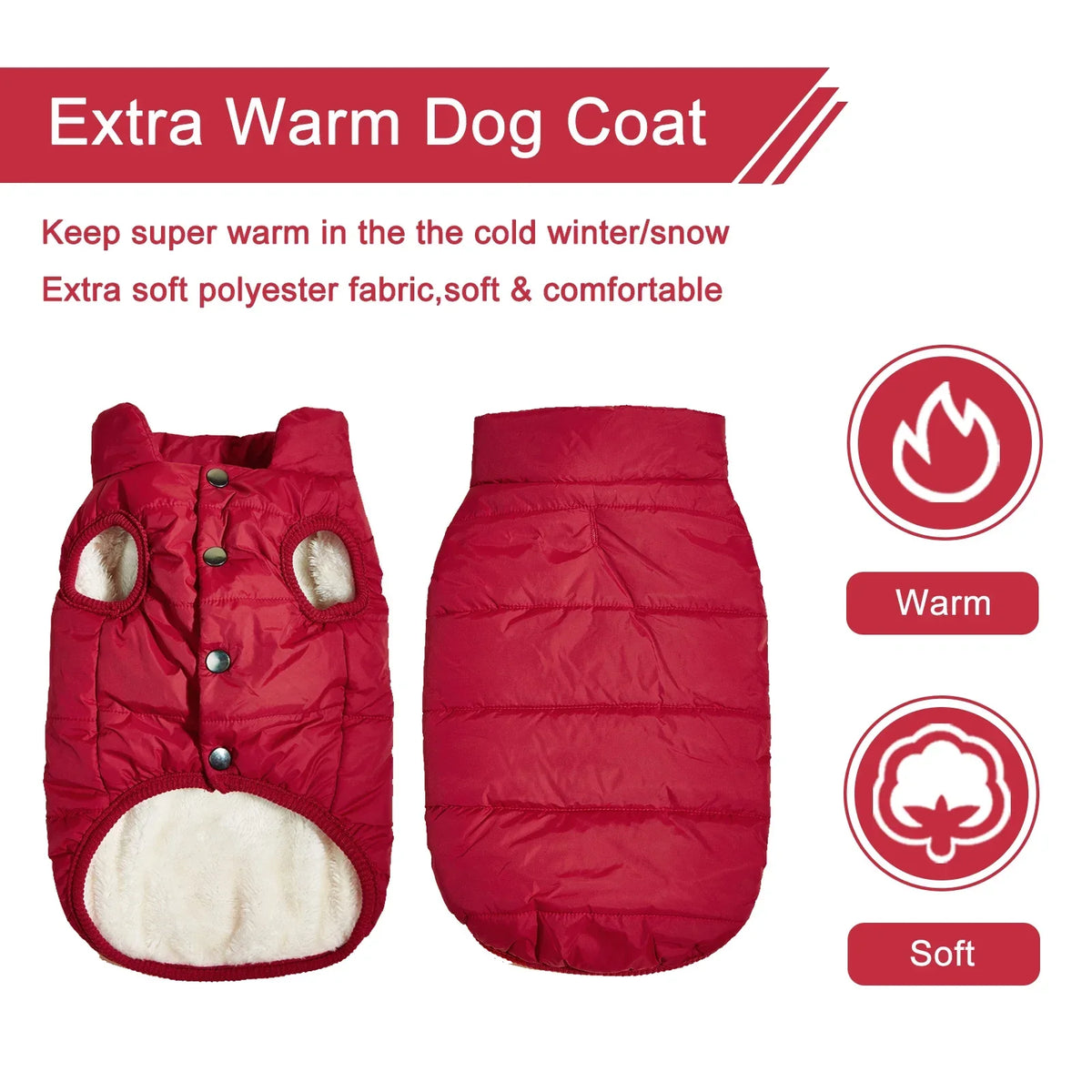 Doudoune Matelassée pour Chien – photo 3