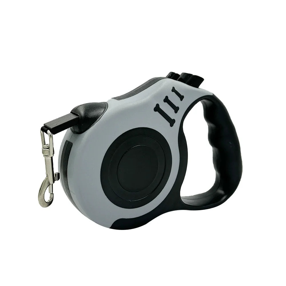 Laisse Retractable pour Chien - Corde Nylon Tressee