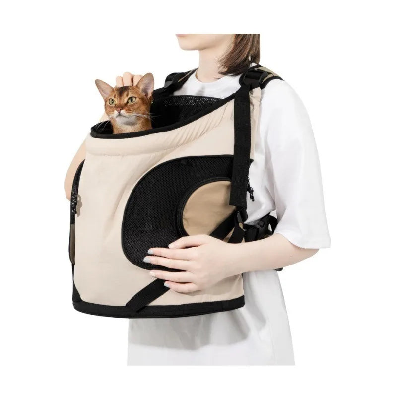Sac a Dos de Transport pour Chien et Chat - Poignee Poitrine