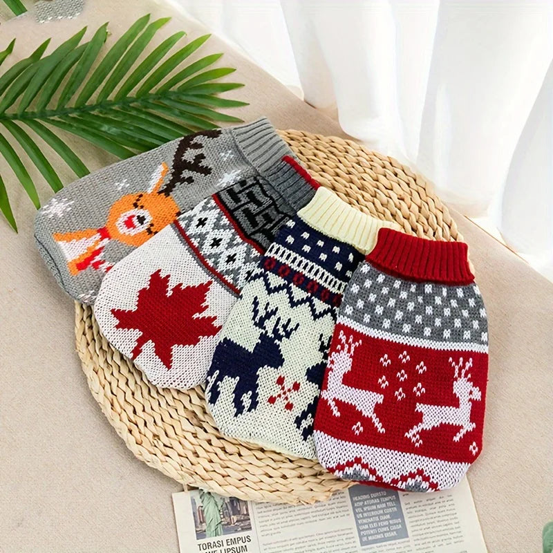 Pull de Noël Tricoté Motif Rennes – photo 4