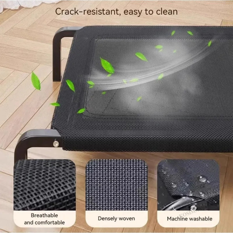 Lit d'Ete Respirant pour Chien - Camping Grand Chien