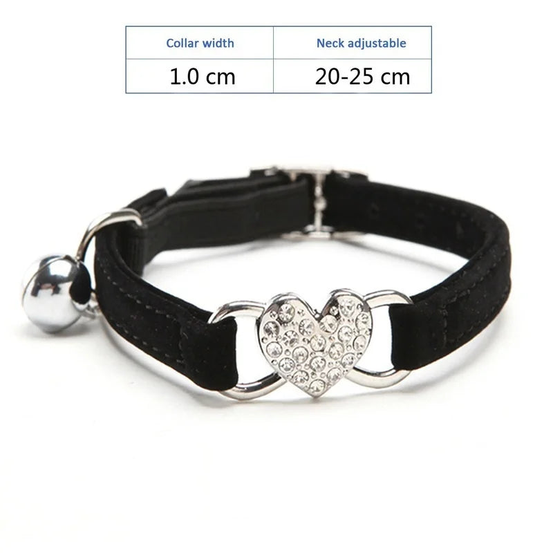 Collier a Clochette pour Chat - Securite Anti-Etranglement