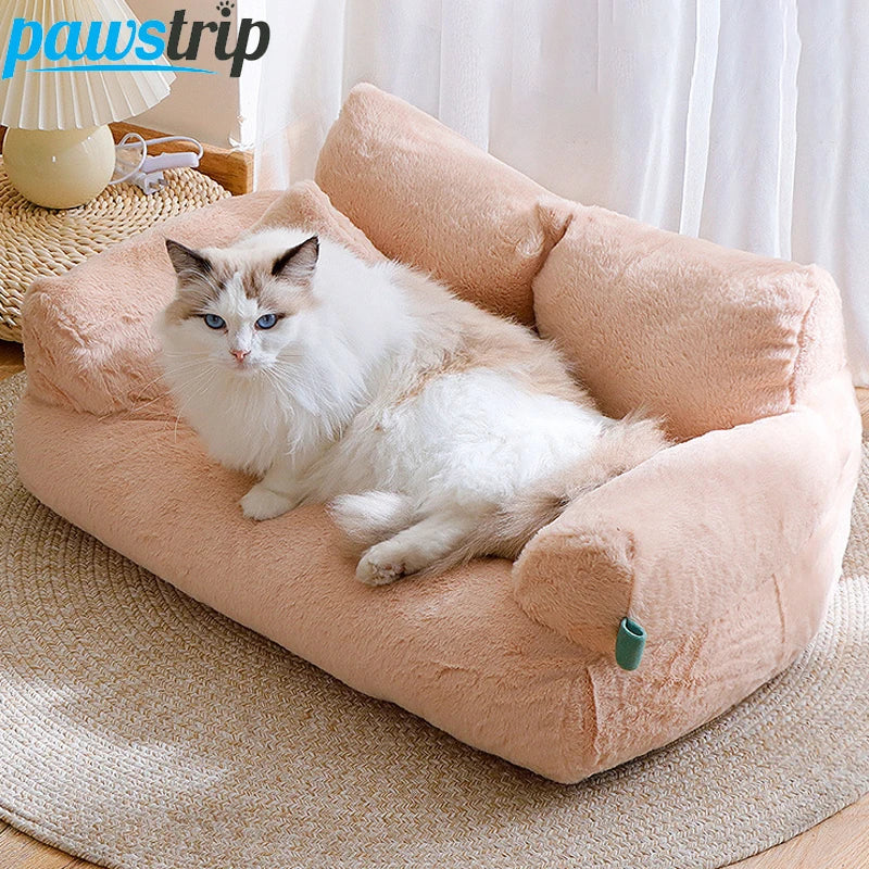 Cocon Câlin de Luxe – Lit Peluche Premium pour Chat & Petit Chien