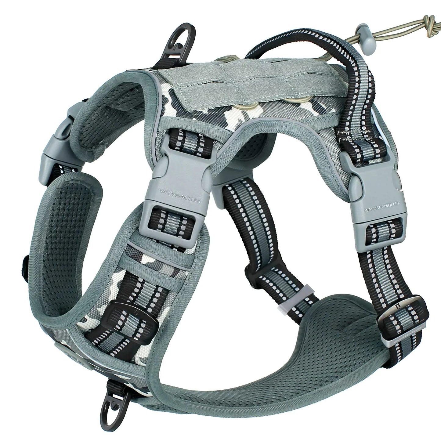Harnais Tactique pour Chien - Anti-Traction Respirant MOLLE