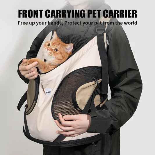 Dog and Cat Carrier Backpack - Chest Strap
