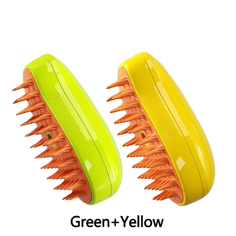 Brosse Vapeur 3en1 pour Chien et Chat - Massage et Toilettage
