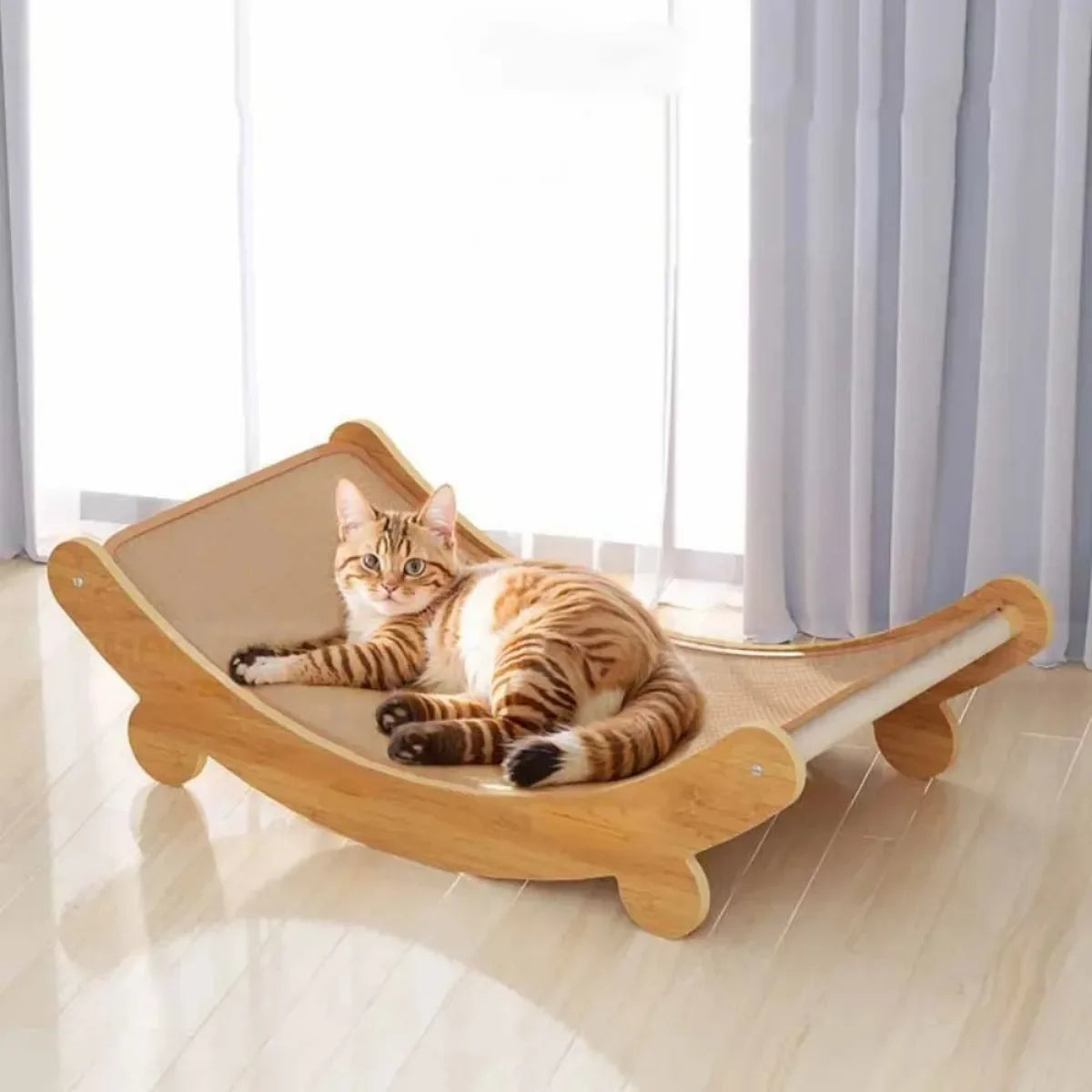 Lit Griffoir en Bois pour Chat – photo 2