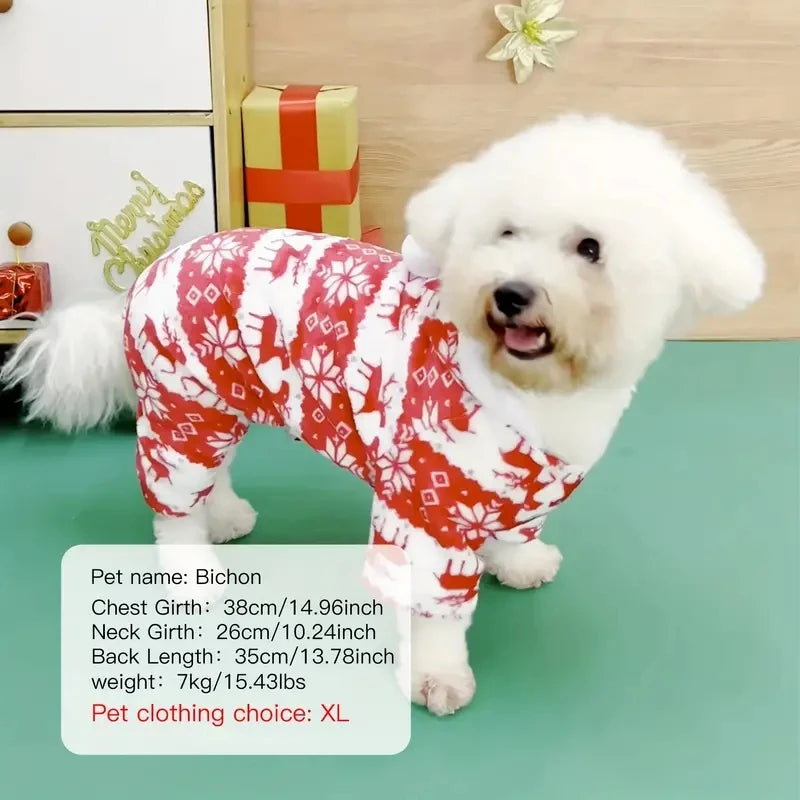 Pyjama de Noël à Capuche pour Chien – photo 5