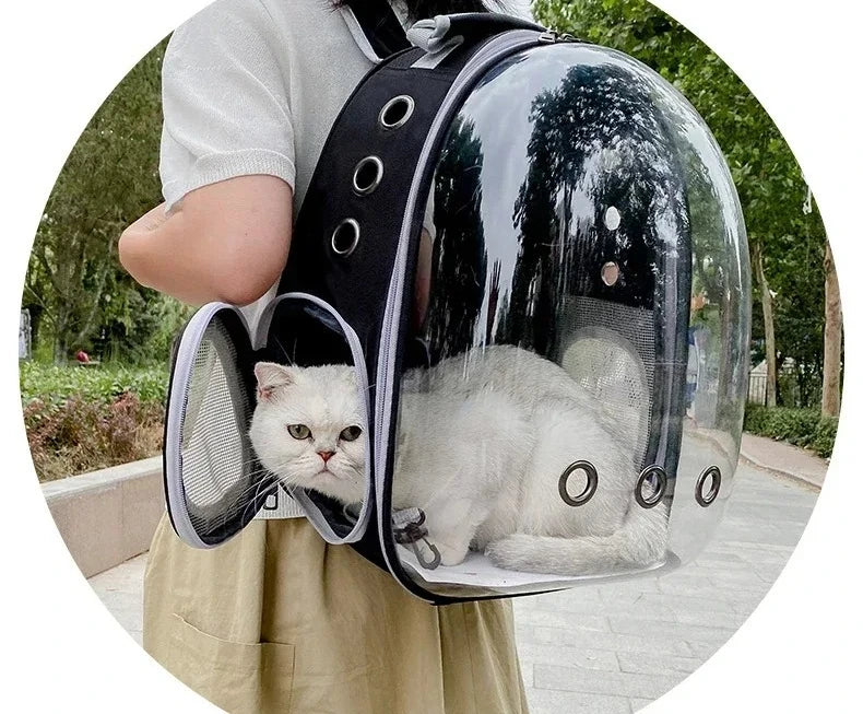 Sac de Transport Capsule Transparente - Chien et Chat