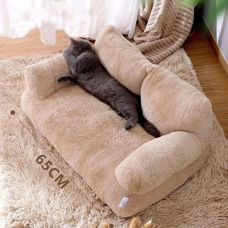 Cocon Câlin de Luxe – Lit Peluche Premium pour Chat & Petit Chien