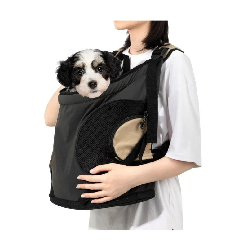 Sac à Dos de Transport pour Chien et Chat – Noir sarrasin