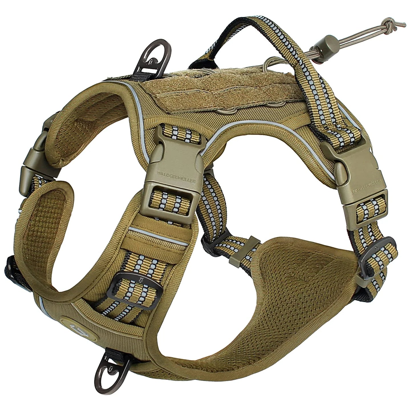 Harnais Tactique pour Chien - Anti-Traction Respirant MOLLE