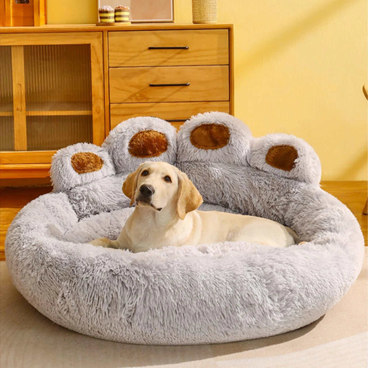 Panier Moelleux pour Chien - Chaud et Confortable Chien Chat