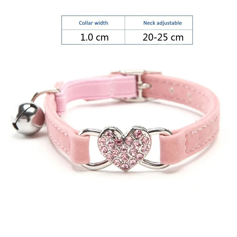 Collier a Clochette pour Chat - Securite Anti-Etranglement