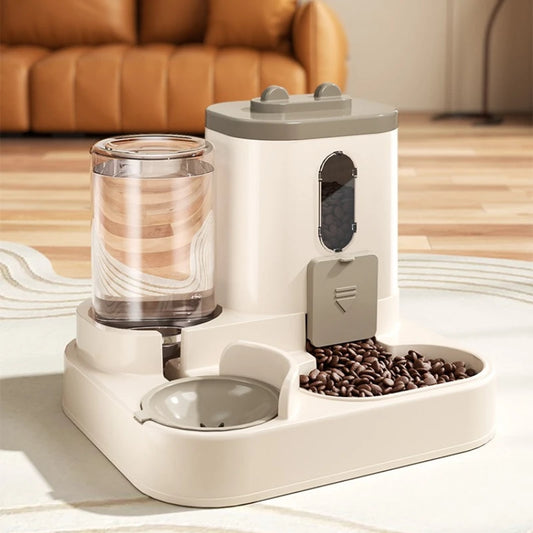 Automatic Cat Feeder - Spill-Proof with Water Fountain