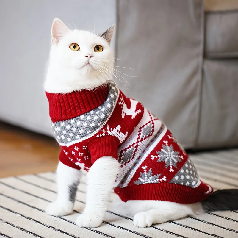 Pull de Noël Tricoté Motif Rennes – photo 5