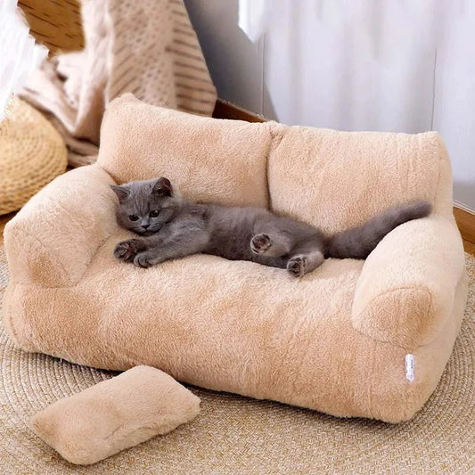 Panier Sofa Luxueux pour Chat - Chaud & Cocooning Chien Chat
