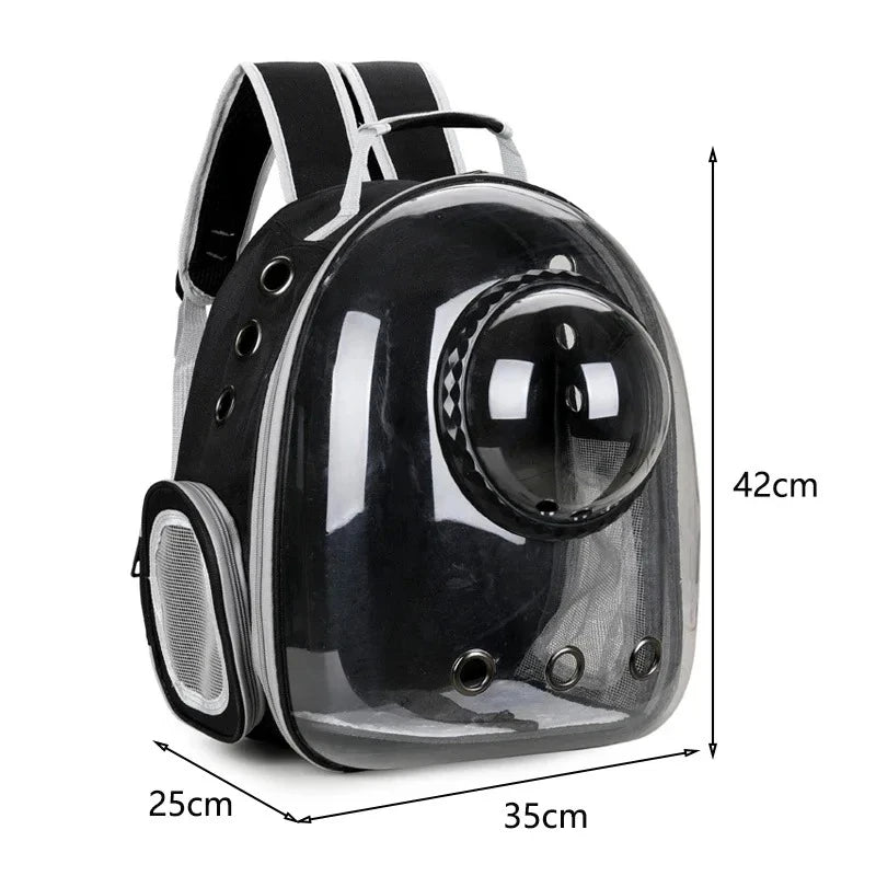 Sac à Dos Bulle SpaceView – Transport Transparent pour Chat & Petit Chien
