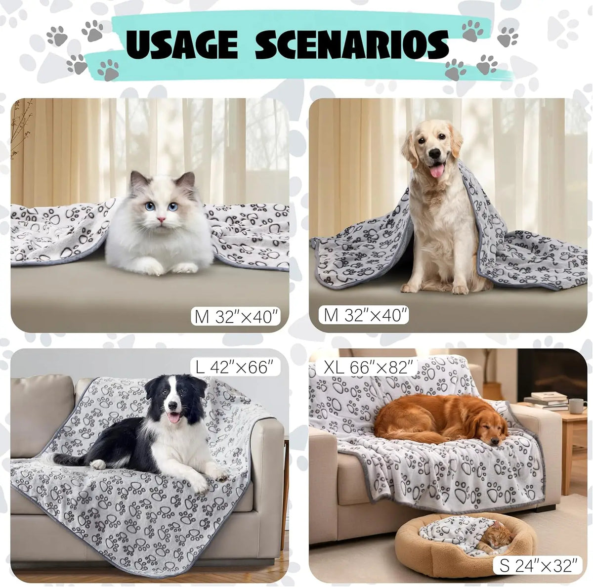 Plaid Doux pour Chien et Chat – photo 5