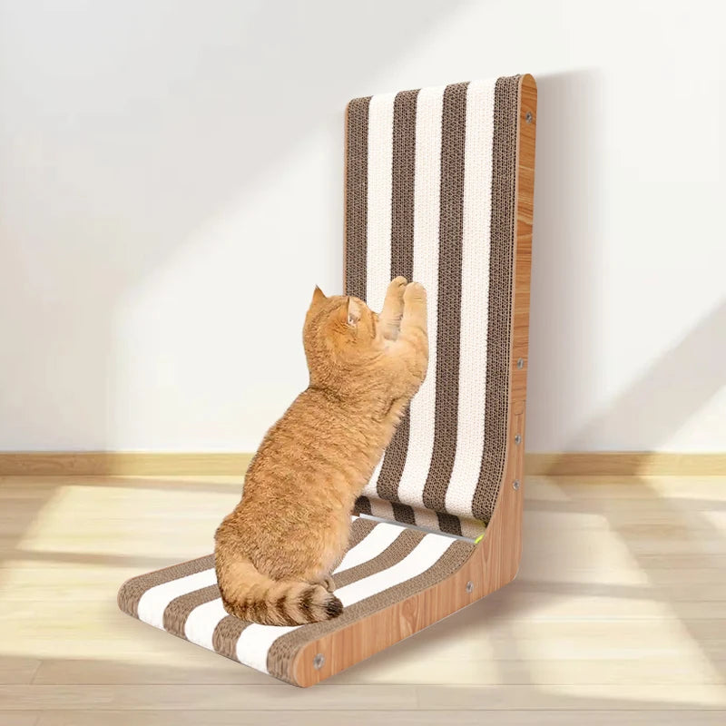 Griffoir en L pour Chat - Protection Meubles 68cm
