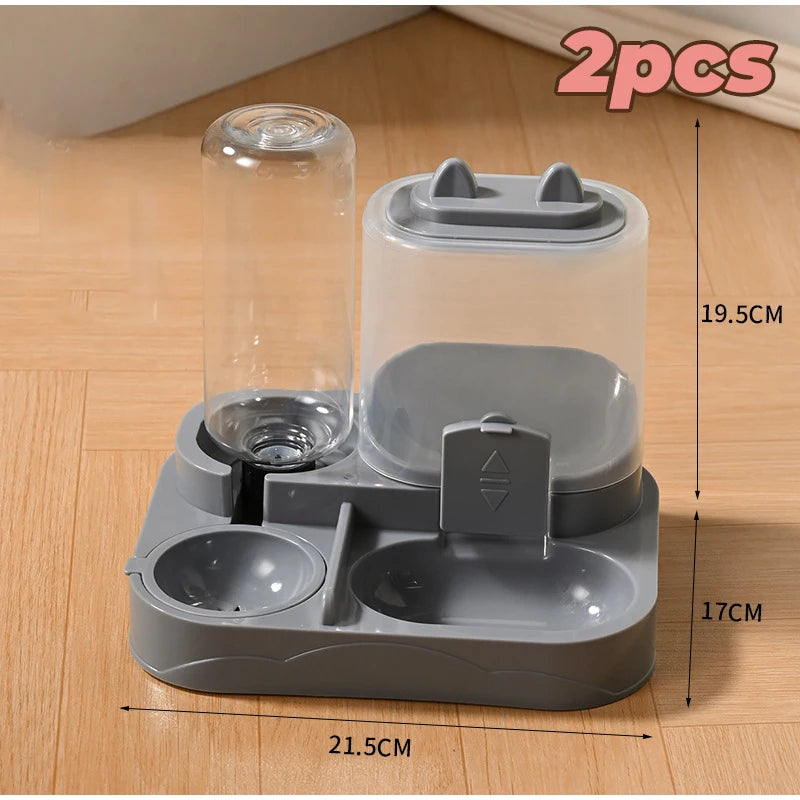 Distributeur Eau & Croquettes DuoFresh – Séparation Sec/Humide pour Chat & Chien