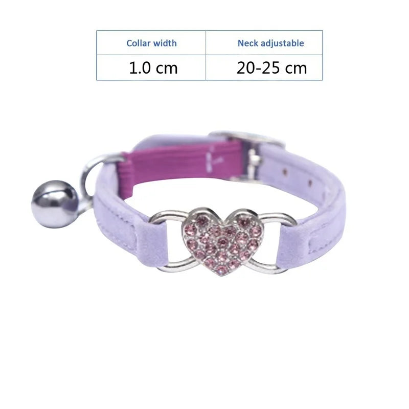 Collier a Clochette pour Chat - Securite Anti-Etranglement
