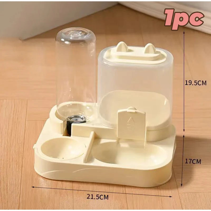 Distributeur Eau & Croquettes DuoFresh – Séparation Sec/Humide pour Chat & Chien