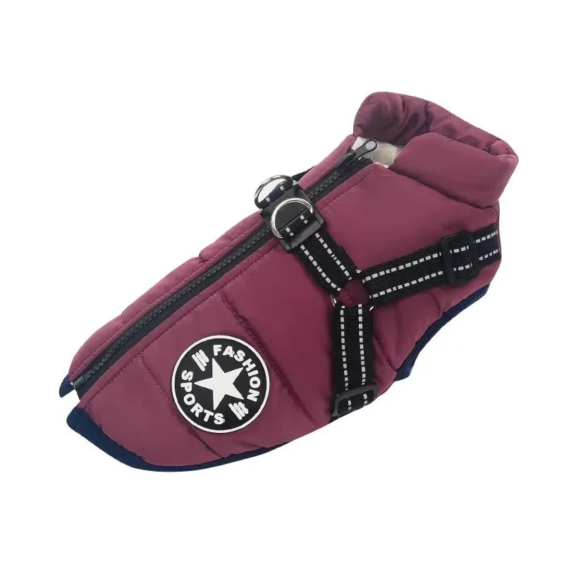 Veste d'Hiver avec Harnais Intégré pour Chien – photo 7