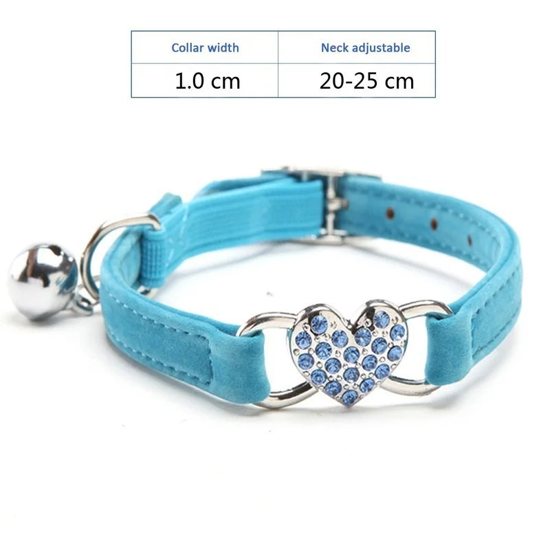Collier a Clochette pour Chat - Securite Anti-Etranglement