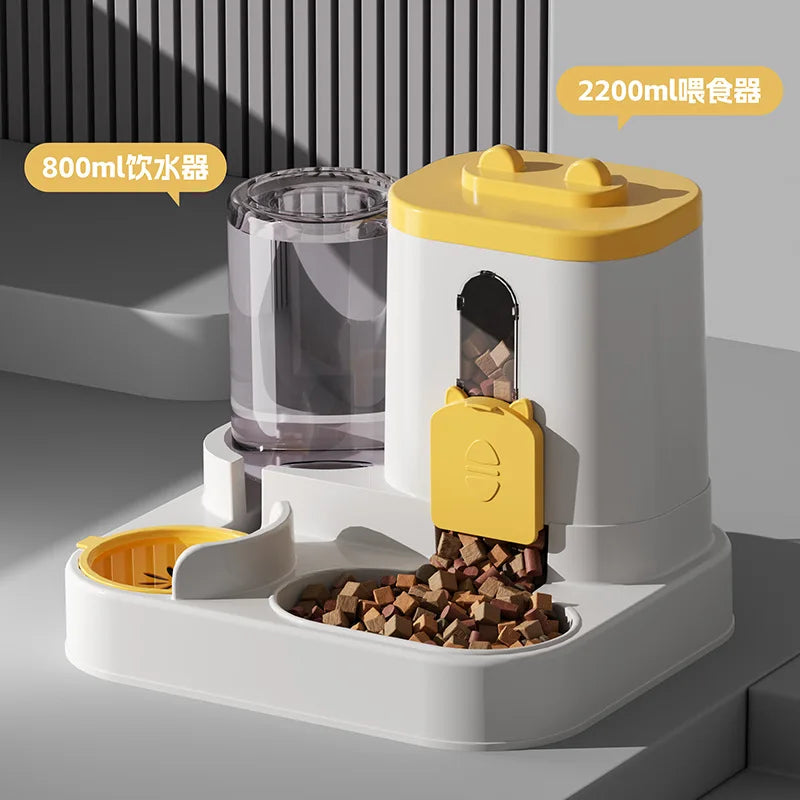 Gamelle Automatique pour Chat - Anti-Debordement avec Fontaine