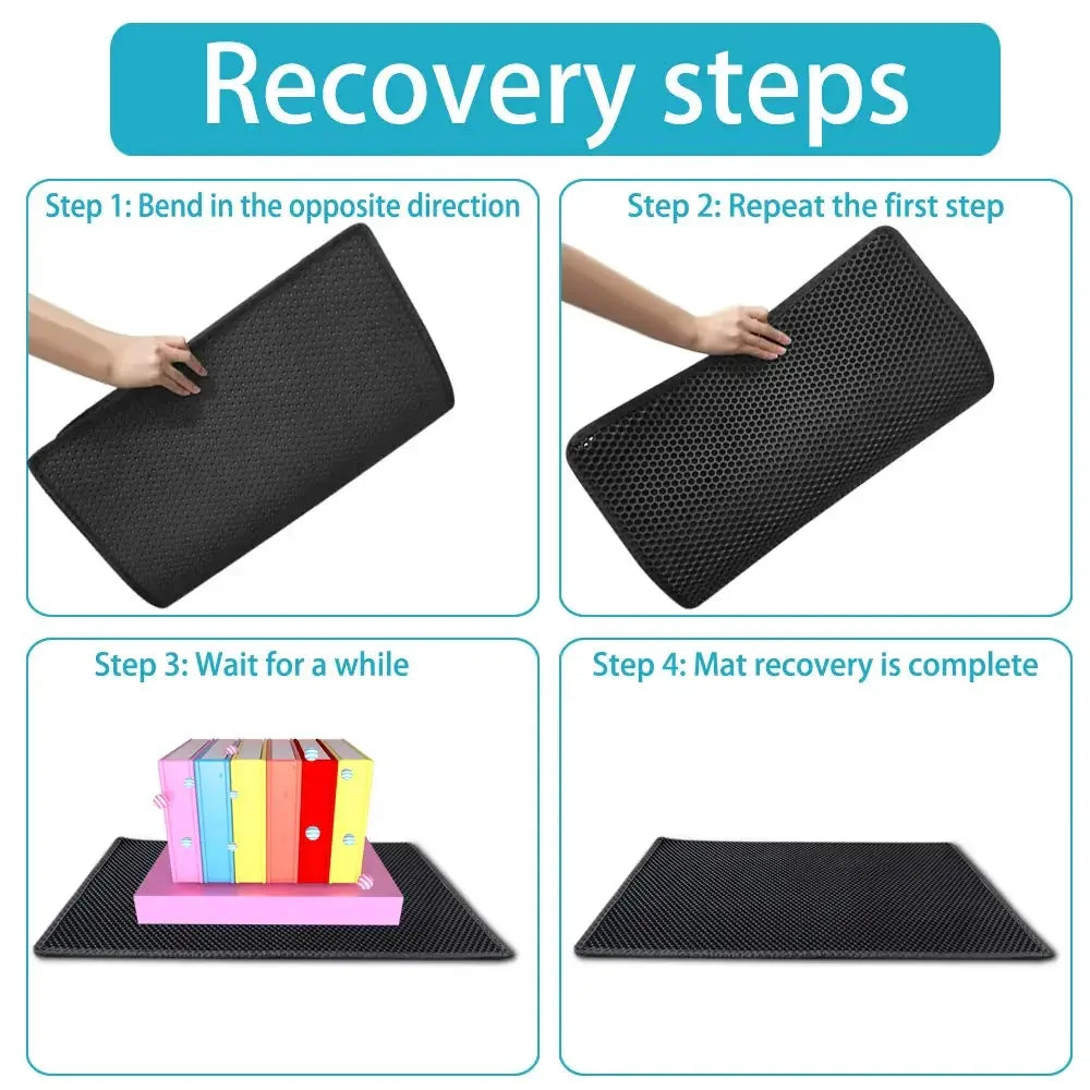 Tapis de Litière Double Couche pour Chat – photo 6