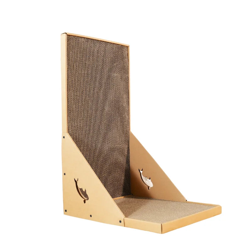 Griffoir Vertical Mural pour Chat - Design en L