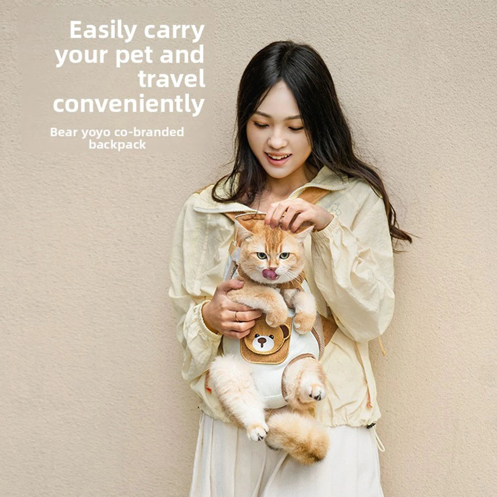 Sac a Dos de Transport pour Chat - Mains Libres et Respirant