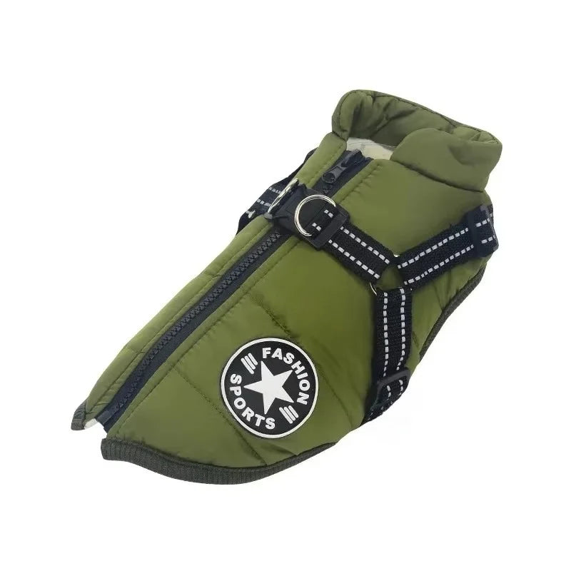 Veste d'Hiver avec Harnais Intégré pour Chien – photo 9