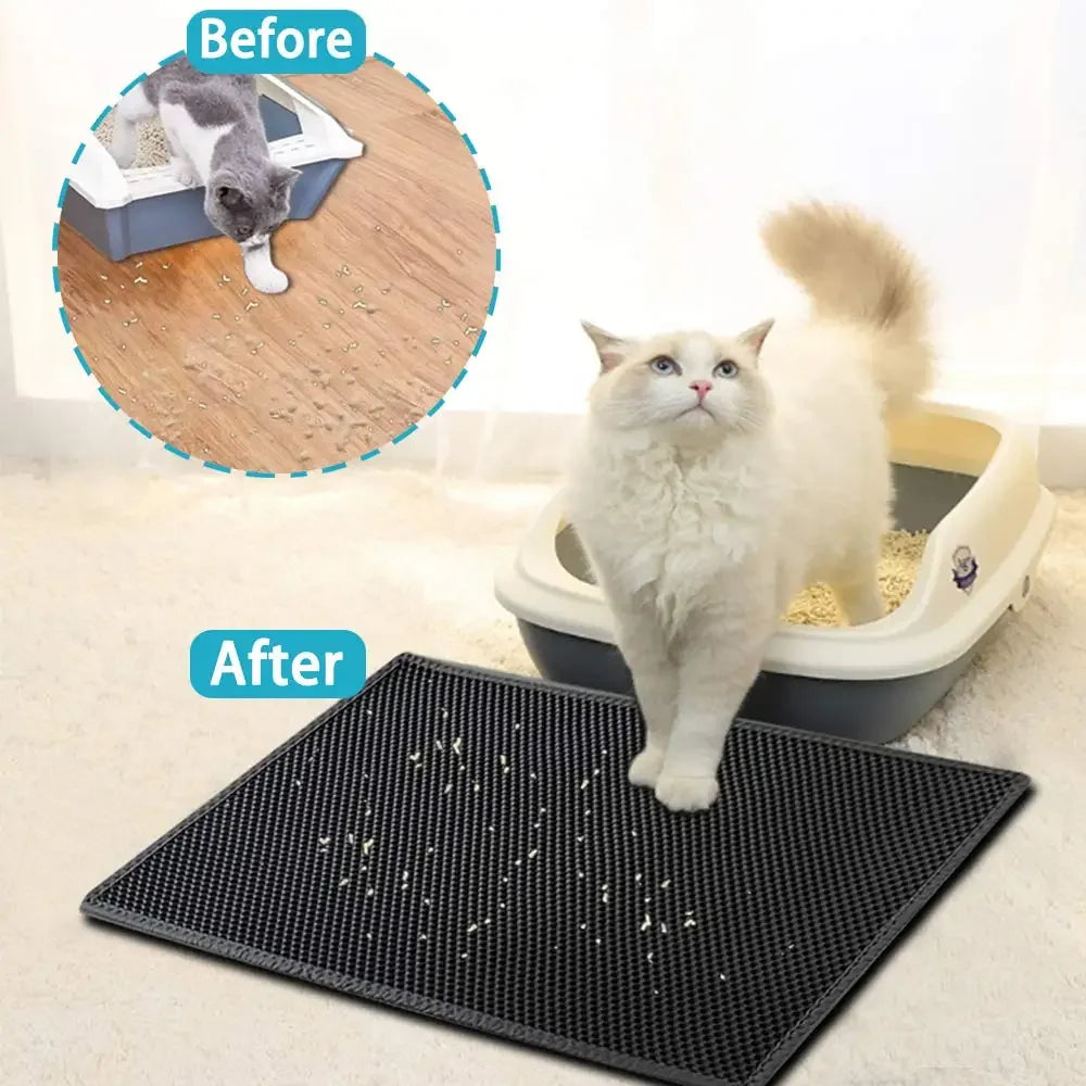 Tapis de Litière Double Couche pour Chat – photo 2