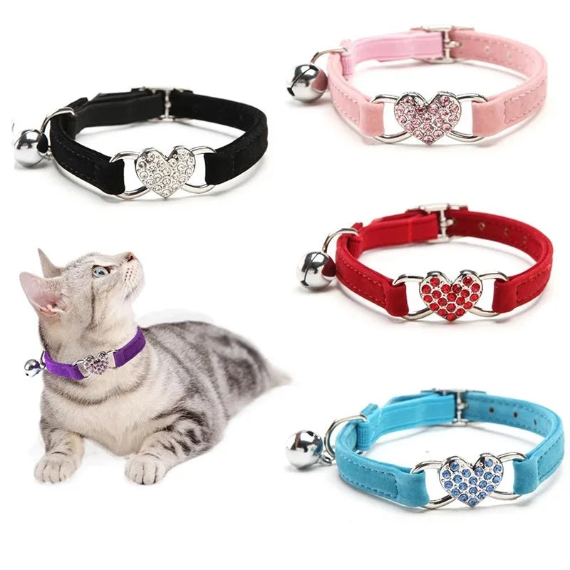 Collier a Clochette pour Chat - Securite Anti-Etranglement