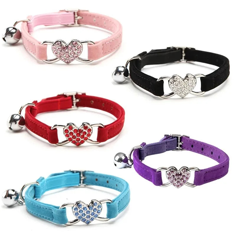 Collier a Clochette pour Chat - Securite Anti-Etranglement