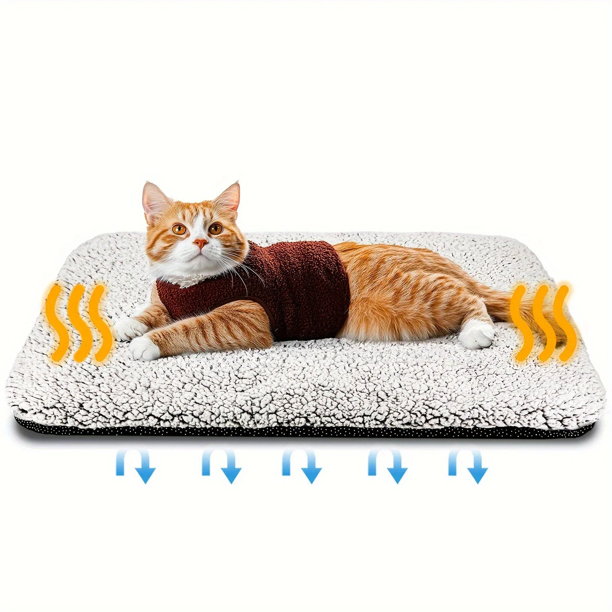 Coussin Auto-Chauffant pour Chien et Chat – Tapis Thermique Sans Électricité