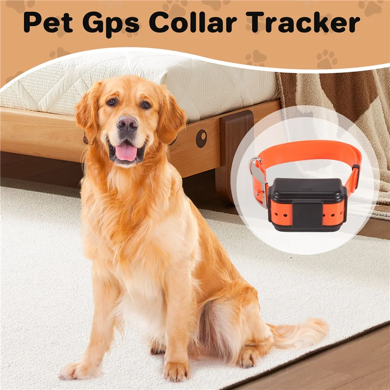 Collier GPS Traceur pour Chien - Étanche IP67 Suivi en Temps Réel