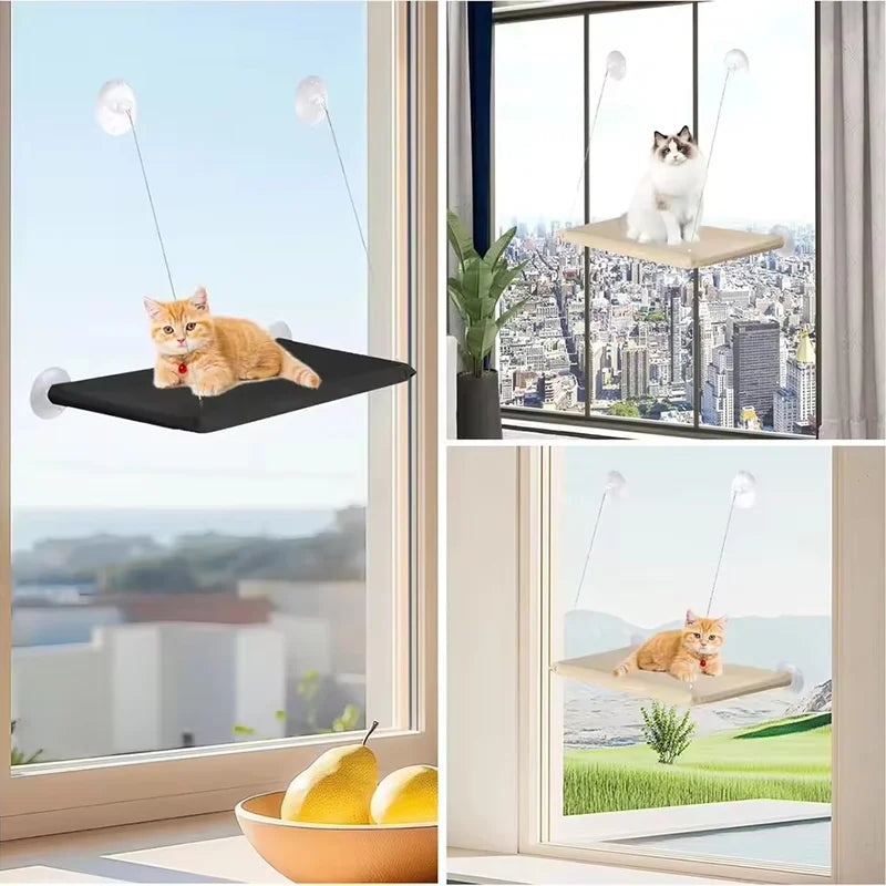 Hamac de fenêtre à ventouses pour chat – vue 7