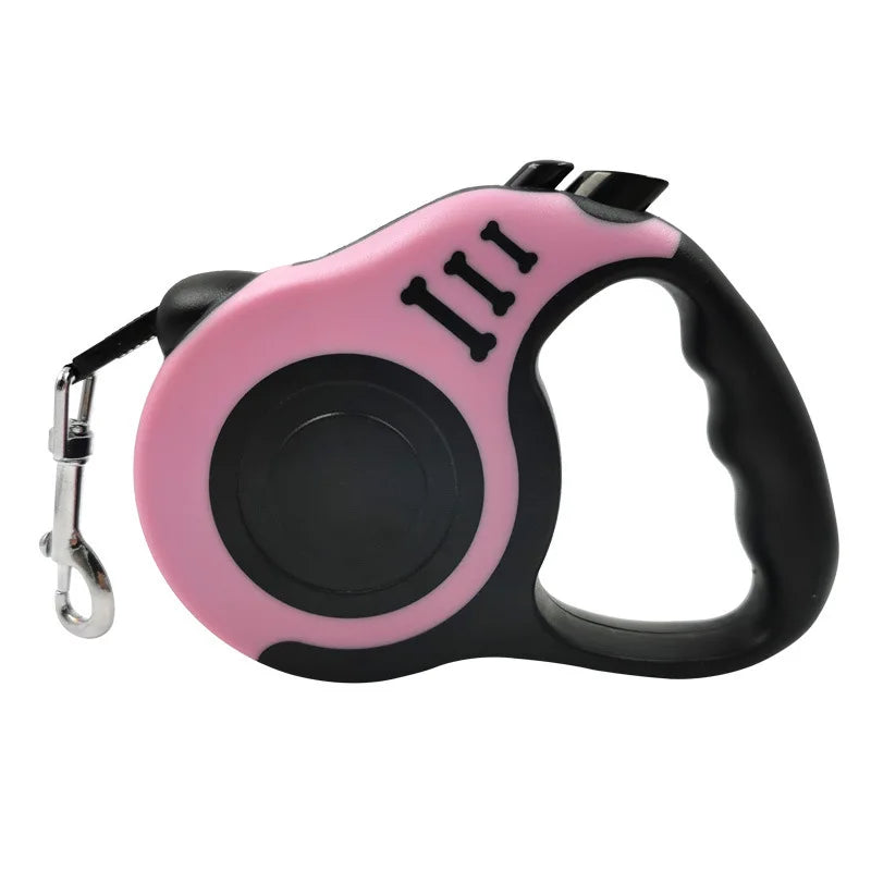 Laisse Retractable 3-5m pour Chien - Corde Flexible