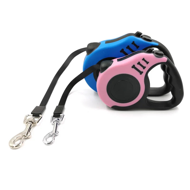 Laisse Retractable 3-5m pour Chien - Corde Flexible