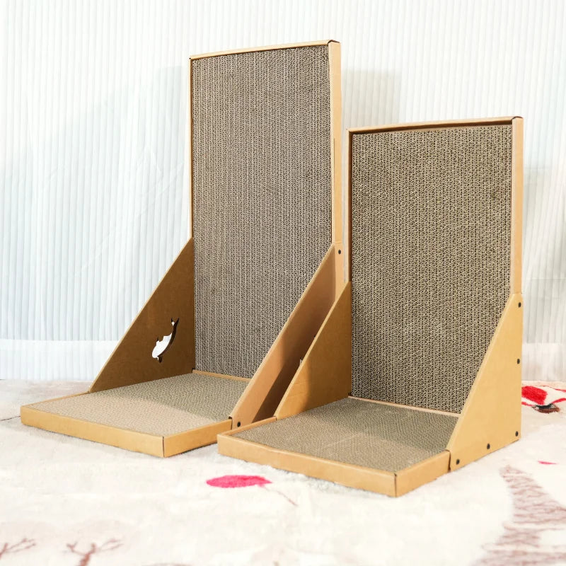 Griffoir Vertical Mural pour Chat - Design en L