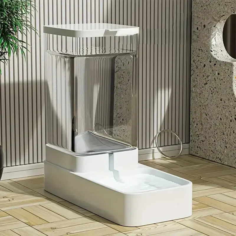 Distributeur Automatique Croquettes et Eau pour Chien - Gravite